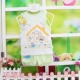 Đặc biệt cung cấp tim Beibei mùa hè sợi tre ngắn tay áo trẻ em vest quần short phù hợp với bé vest siêu mỏng thoáng khí áo giữ nhiệt trẻ em Phù hợp với trẻ em