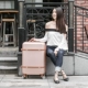 Retro xe đẩy trường hợp vali bánh xe phổ hành lý hành lý hộp 20 22 24 inch nội trú nữ sinh viên Hàn Quốc phiên bản vali bamozo Va li