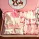 Mùa xuân và mùa hè Mùa hè Trẻ sơ sinh Hộp quà tặng 100 ngày Túi quà tặng Baby Cotton Haber Set Set Princess Full Moon Trăm ngày set quà tặng trẻ sơ sinh Bộ quà tặng em bé