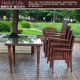 Bàn ghế ngoài trời mây bàn ghế đan bằng liễu gai bộ bàn ghế cafe ngoài trời Bàn ghế ngoài trời / sân