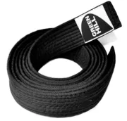 GREENHILL nhập khẩu dành cho người lớn judo karate đai taekwondo màu đen đai 2 lớp 100% cotton có thể giặt bằng máy