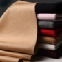 2018 mới Nội Mông nữ đồng bằng khăn cashmere tua mùa thu và khăn quàng mùa đông ấm khăn len dày - Khăn quàng cổ / khăn quàng cổ khăn đa năng phượt thủ