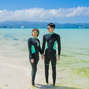 2019 cộng với phân bón để tăng bộ đồ lặn chia đôi nam nữ sứa dài tay quần dài chất béo chống nắng phù hợp với quần áo chống nắng