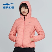 Áo khoác nữ Hongxing Erke nữ mùa thu đông 2019 Bộ đồ cotton mới của phụ nữ xuống ấm - Quần áo độn bông thể thao