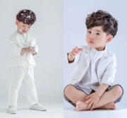 Mùa thu và mùa đông trẻ em chụp ảnh Trang phục Hàn Quốc ảnh cậu bé ảnh nhỏ phù hợp với bé 2-3 tuổi - Khác