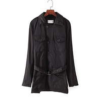 D series quầy mùa đông để rút áo khoác nam màu đen đa năng thoải mái đa năng áo khoác cotton 64476 áo khoác nam hàng hiệu
