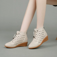 Летняя обувь для матери, комфортные нескользящие танцующие туфли, мягкая подошва, из натуральной кожи