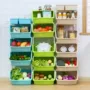 Kệ bếp sàn nhựa nhiều lớp giỏ đựng đồ chơi cung cấp bộ phận nhỏ lưu trữ trái cây và giỏ rau - Trang chủ túi vải đựng đồ