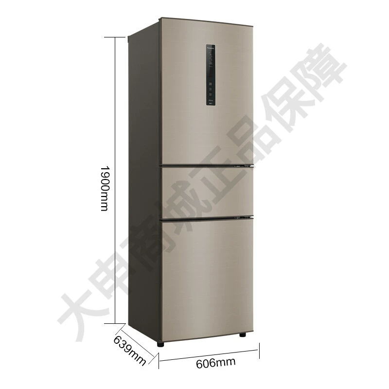 Tủ lạnh ba cửa Panasonic  Panasonic NR-C31PX3-NL 318 lít làm đá tự động, làm mát bằng không khí và không có sương giá - Tủ lạnh