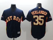 MLB jersey Đồng phục bóng chày Astros spaceman 35 phù hợp với đào tạo tay áo ngắn vàng - Thể thao sau