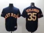 MLB jersey Đồng phục bóng chày Astros spaceman 35 phù hợp với đào tạo tay áo ngắn vàng - Thể thao sau áo chạy bộ nike