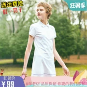 Váy ngắn tay mùa hè 361 độ nữ 2019polo áo sơ mi nữ thời trang xu hướng áo thể thao cotton top - Trang phục thể thao