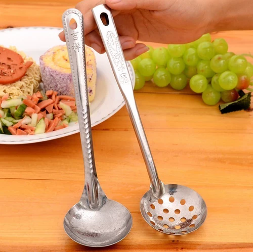 Японская кухонная утварь для домашнего использования из нержавеющей стали, ложка