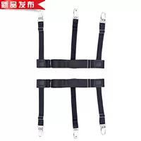 Áo sơ mi trượt clip unisex t trang phục phù hợp với cổ áo trắng áo sơ mi trượt clip vòng đùi áo sơ mi garter - Nịt Tất đai nịt tất