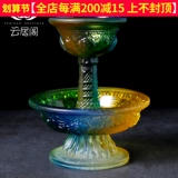 Тибетская чашка по уходу за цветом для метода обслуживания, восемь Jixiang для практики чашки для очистки воды в журнале