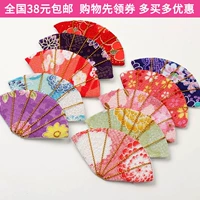 Японский стиль и ветреная ткань вишневая вишня Полуфорированные вентиляторы