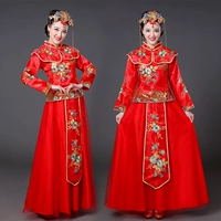 Свадебное платье подходит для фотосессий для влюбленных, одежда, ретро традиционный свадебный наряд Сюхэ, китайский стиль