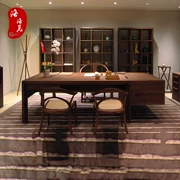 Trung Quốc mới ông chủ bàn gỗ rắn kết hợp ghế văn phòng Zen bàn lớn quản lý nội thất văn phòng - Nhà cung cấp đồ nội thất