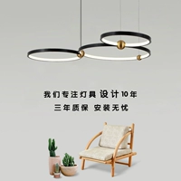 Современная и минималистичная кофейная креативная светодиодная люстра для гостиной для спальни