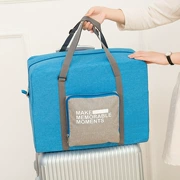 Túi du lịch gấp quần áo lưu trữ quần áo công suất lớn túi hành lý du lịch Hàn Quốc túi du lịch không thấm nước có thể được tùy chỉnh - Túi du lịch