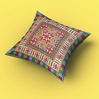 Гуанси Национальный подарок Яо национальность двойная звезда с восьмиугольными подушками наклоновая подушка диван гостиная.
