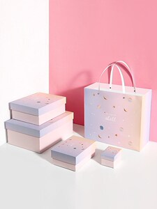 ..口红礼品盒合1支高档包装一只空管礼品盒创意新年礼物盒子少女