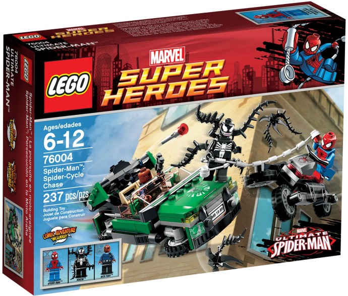 Genuine LEGO LEGO 7604 Superhero Series Spider-Man Vs Venom Spot 