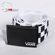 Vans Vans Đàn ông và phụ nữ cổ điển kẻ sọc đen trắng kẻ sọc quần VN0A31J1Y28 - Thắt lưng