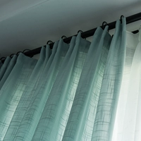 Скандинавская современная белая шифоновая штора, ткань, сделано на заказ