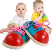 Детская обувь, шнурки, реалистичная маленькая обучающая игрушка Монтессори, раннее развитие