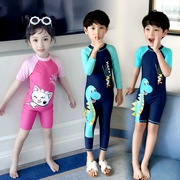1-2-3-4-5-6 tuổi trẻ em nữ trẻ em dễ thương một mảnh quần áo mùa xuân nóng bỏng - Bộ đồ bơi của Kid