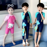1-2-3-4-5-6 tuổi trẻ em nữ trẻ em dễ thương một mảnh quần áo mùa xuân nóng bỏng - Bộ đồ bơi của Kid đồ bơi cho be gái 13 tuổi
