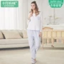 Tháng 10 Mẹ mùa hè ăn mặc cotton mới phụ nữ mang thai dịch vụ tại nhà Tháng quần áo đồ ngủ đặt sau sinh cho con bú mùa hè mỏng - Giải trí mặc / Mum mặc đồ bộ sau sinh đẹp