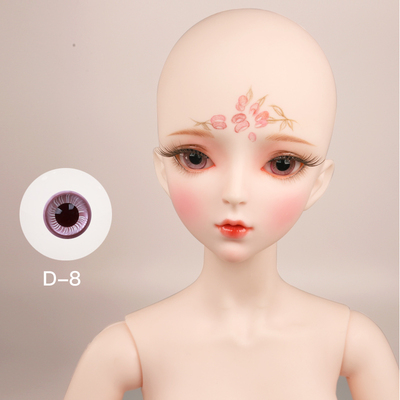 taobao agent 德必胜 Bjd doll 3 -point baby 4 points baby glass eye 60 cm accessories change makeup DIY 14mm glass eye beads