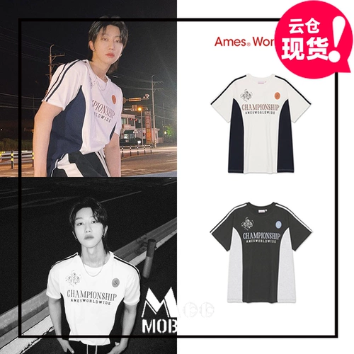 Дизайнерская ретро футболка с коротким рукавом, короткий рукав, в американском стиле, свободный крой