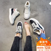 Giày da nữ cao cấp 2018 thu đông mới cộng với giày thể thao nhung nữ phiên bản Hàn Quốc của sinh viên hoang dã Harajuku