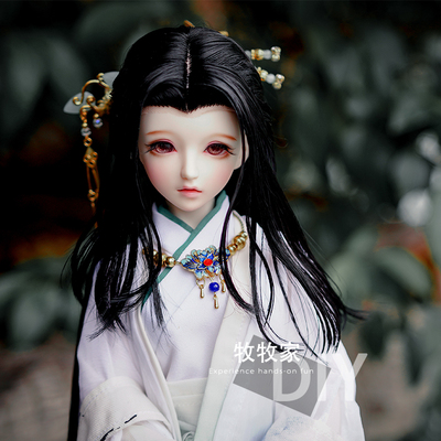 taobao agent Trickle bjdvolks SD DDMDD 1/3 1/4 Ancient style beauty pointed doll shape hair hand -changing wig