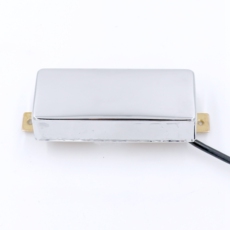 Звукосниматель 东礼电吉他双线圈迷你拾音器银色铝镍钴5号小双mini封闭式可切单