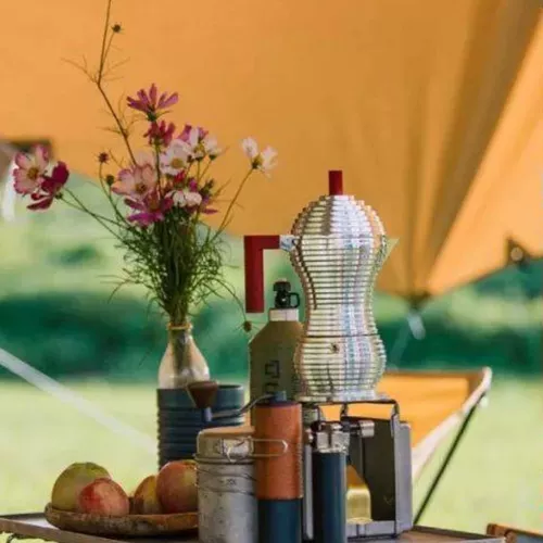 Alessi Итальянский куриный горшок Boed Mocha Mocha Camping Non -Hand Coffee Coffee Coffee Pot Алюминиевый европейский ретро -ретро.