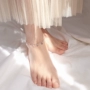 [South Lane] 925 sterling bạc lá bạc vòng chân hạt nhỏ tươi lá chân nhẫn tinh tế Nhật Bản và phụ nữ quà tặng Hàn Quốc lắc chân nữ