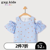 【Прямая капля】 GXGKIDS Детская одежда для девочек с коротки