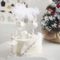 День рождения торт выпечка декоративная балетная девушка танцующая девушка творческая красивая орнамент десерт десертный десерт украшения и украшения