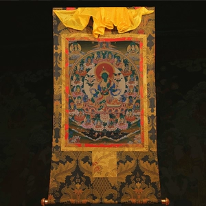 21 градус Матери Бутик Thangka Картина Тибета висящая живопись Прубид ручной ручной