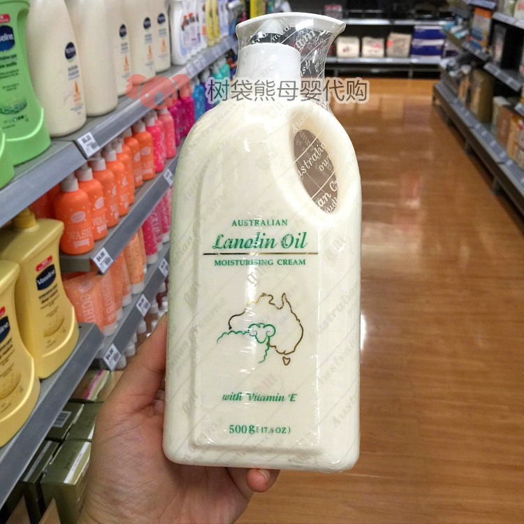 Úc G&M Lanolin Cream 500g Chai Lớn Kem Dưỡng Ẩm Giữ Ẩm Chống Đông - Kem dưỡng da