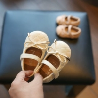 Детская обувь для раннего возраста для девочек для принцессы для кожаной обуви, мягкая подошва, 1 лет