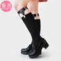 Jk bê bê garter clip đen chống trượt vớ chân nhẫn Nhật Bản cos tối khóa nữ ống vớ chân với đồ trang sức - Nịt Tất dây nịt móc tất 