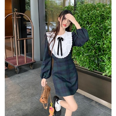 taobao agent Autumn advanced dress for princess, plus size, french style, Chanel style, high-quality style