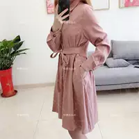 Thu mua thủy triều 2019 Pháp khí retro thắt lưng giảm béo áo gió cô gái quốc phục trang phục cotton - Trang phục dân tộc trang phục dân tộc các nước