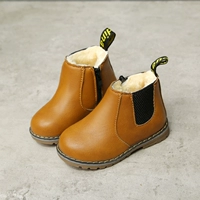 Утепленные детские сапоги для кожаной обуви, обувь подходит для мужчин и женщин для раннего возраста, 1-5 лет, мягкая подошва