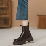Martens, демисезонные челси, короткие сапоги, ботинки, из натуральной кожи, коллекция 2023